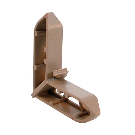 Prime-Line 3/4 in. x 7 in., Champagne Plastic, Miter Cut Screen Frame Corners, PK20 PL 15759